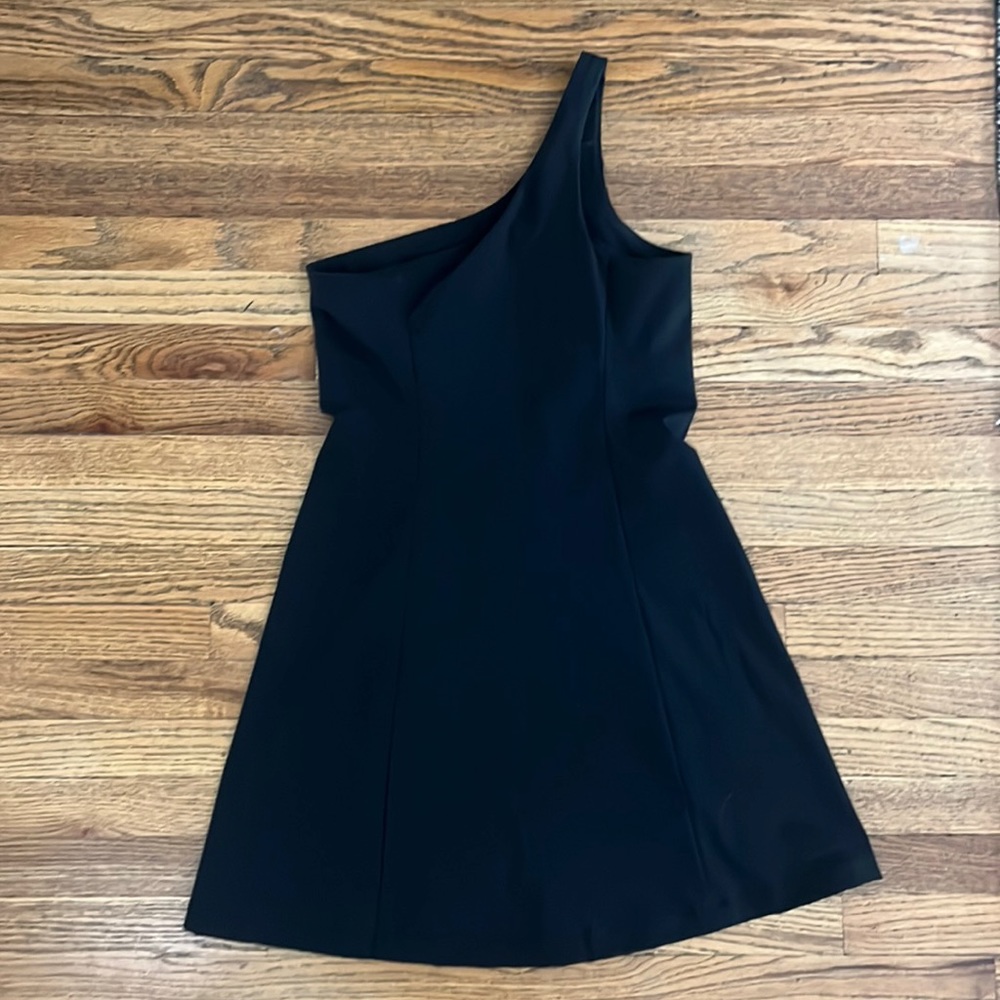 Outdoor Voices One Shoulder Dress Black Small
